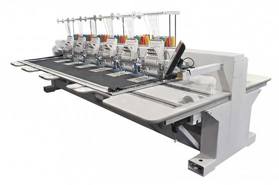 VELLES VE FAS – многоголовочные вышивальные машины для плоской вышивки с системой ALL SERVO